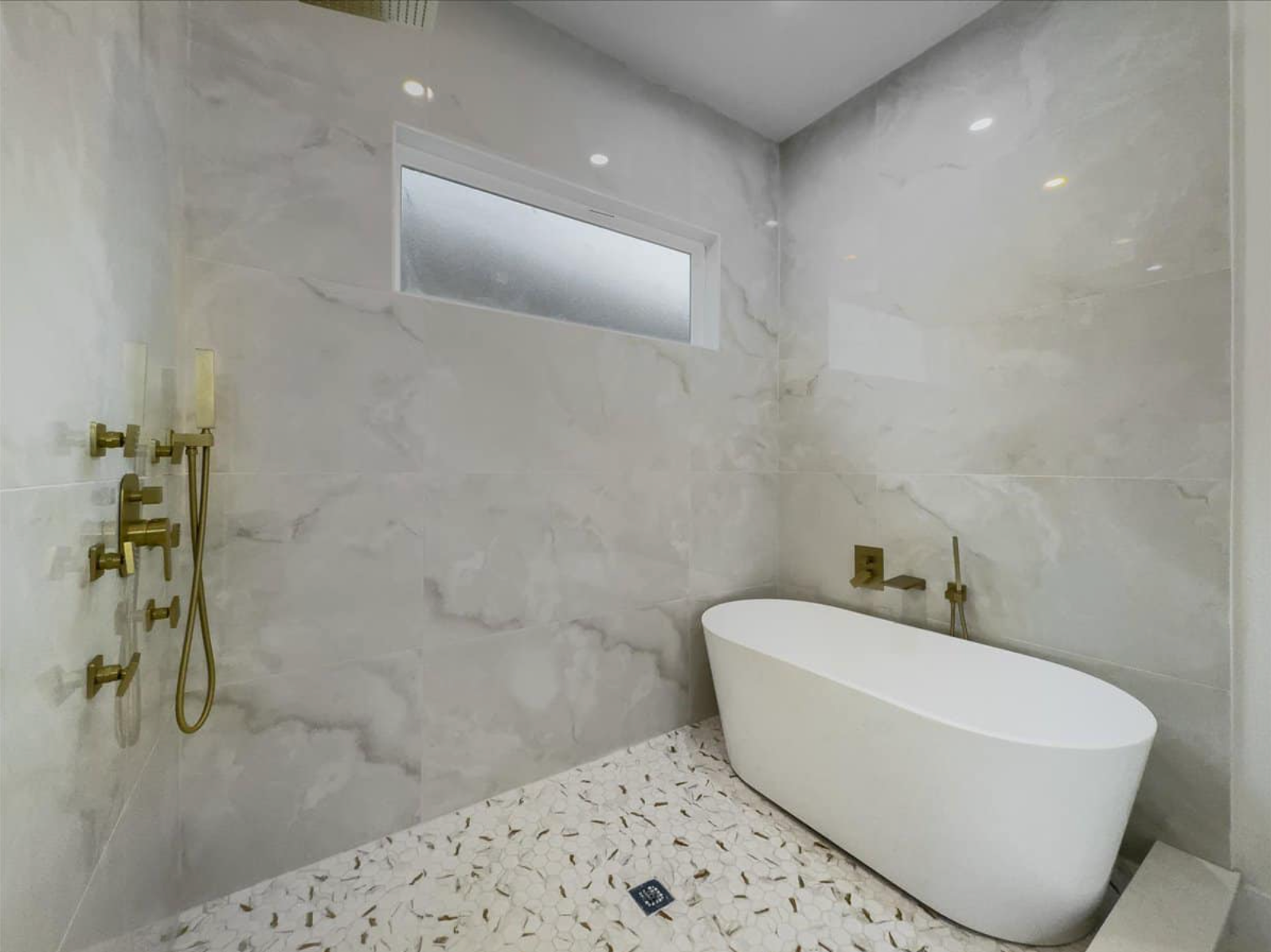 After bathroom renovation DFW