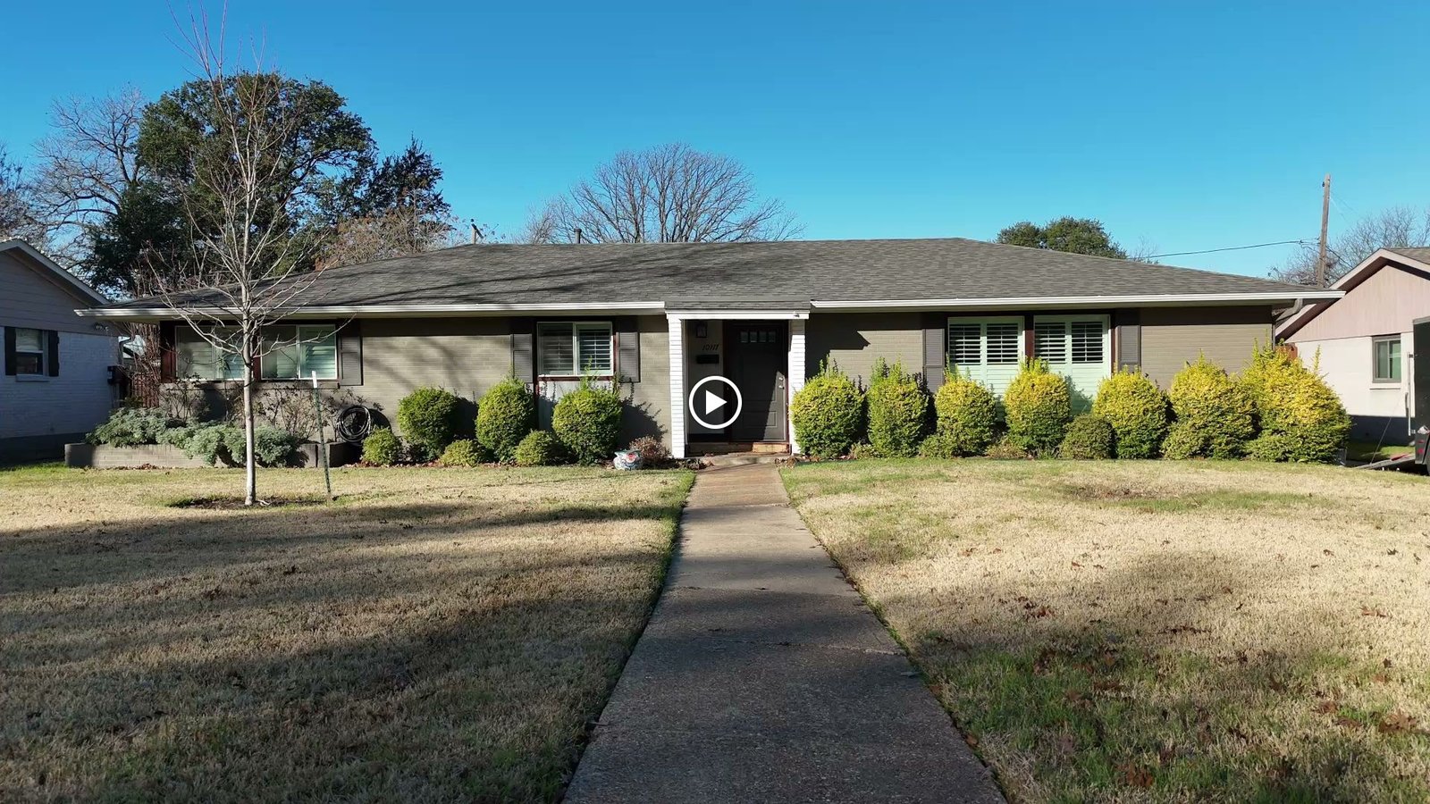 Renovated home exterior